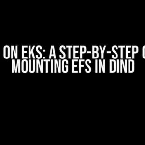 Jenkins on EKS: A Step-by-Step Guide to Mounting EFS in DIND